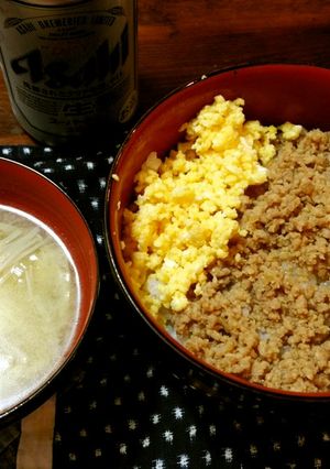 簡単　とりそぼろ丼-レシピのメイン写真