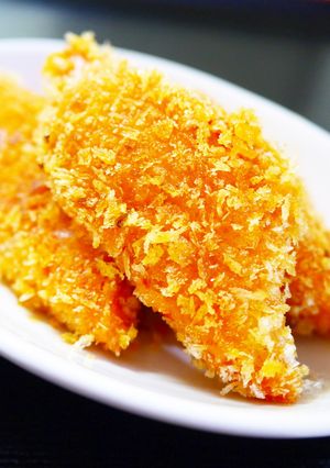 朝食お弁当♪かにかまケチャマヨパン粉焼き-レシピのメイン写真