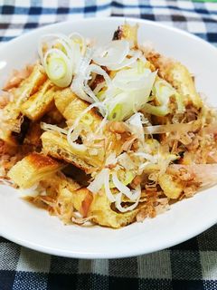 油揚げ、焼くだけです。-レシピのメイン写真