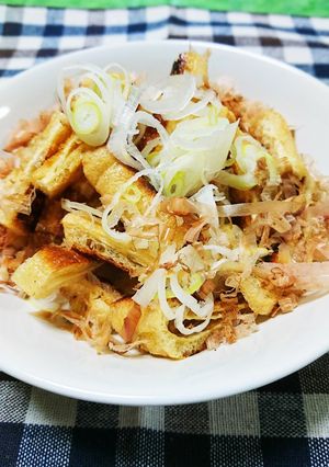 油揚げ、焼くだけです。-レシピのメイン写真