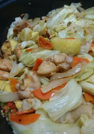 辛ラーメンでダッカルビ-レシピのメイン写真