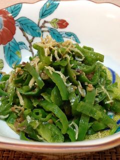 常備菜♪しらすとのピーマンの炒め煮-レシピのメイン写真