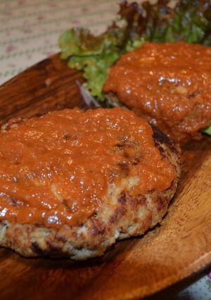 ヘルシー！低GI！味噌おからハンバーグ-レシピのメイン写真