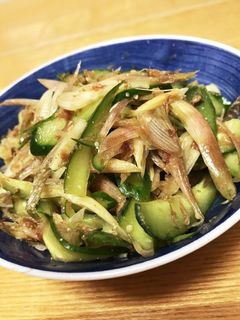 ミョウガとキュウリの☆あっさりおかかあえ-レシピのメイン写真