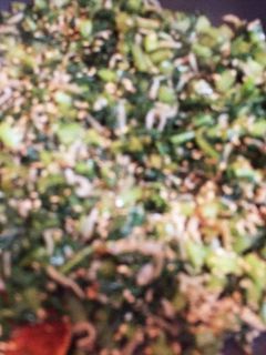 大根の葉とちりめんじゃこのごま油炒め-レシピのメイン写真