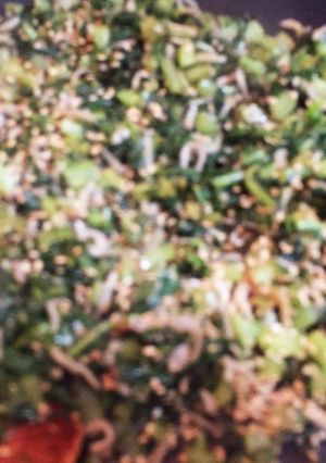 大根の葉とちりめんじゃこのごま油炒め-レシピのメイン写真