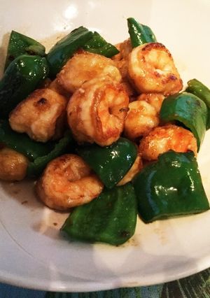 エビとピーマンのニンニク醤油炒め-レシピのメイン写真