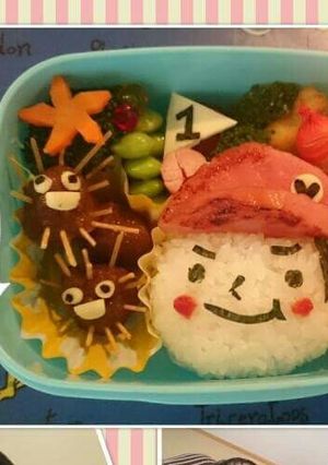 秋の運動会のキャラ弁❤-レシピのメイン写真