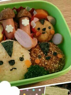 秋☆りすさんいっぱいのキャラ弁❤-レシピのメイン写真