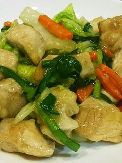 トンカツ肉で中華野菜炒め-レシピのメイン写真
