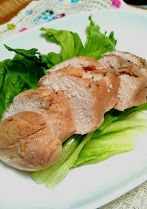 鶏むね肉でふんわり柔らか常備ハム-レシピのメイン写真