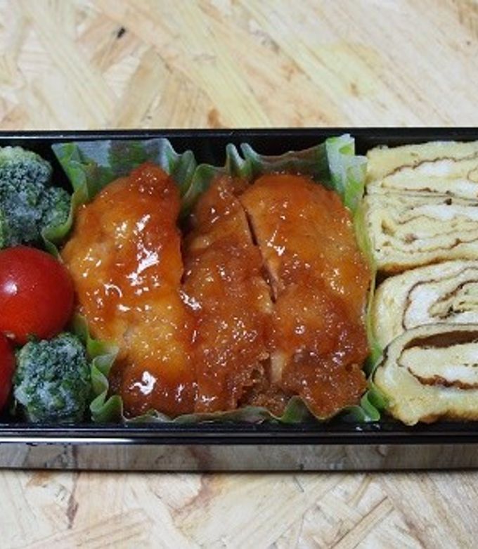 お弁当に~チキンカツリメイク 甘酢味-レシピのメイン写真