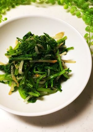 抜き菜でナムル-レシピのメイン写真