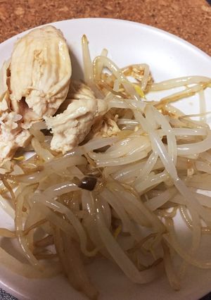 かんたん 副菜 ササミともやしのピリ辛-レシピのメイン写真