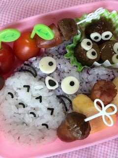 幼稚園児のトトロ弁当-レシピのメイン写真