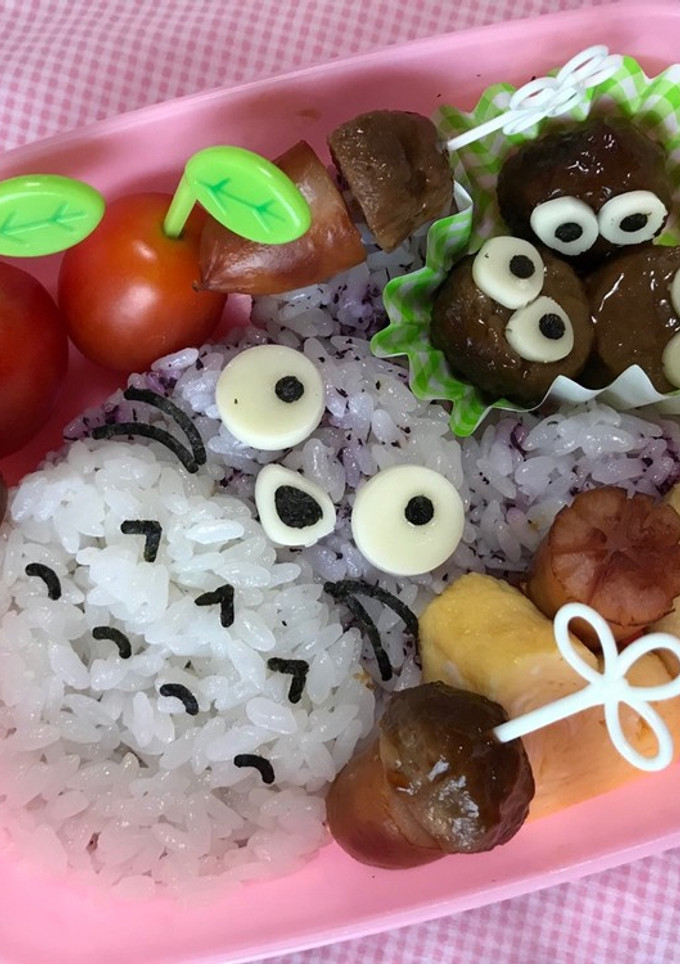 幼稚園児のトトロ弁当-レシピのメイン写真