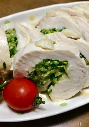 俺流！弱火で柔らか餃子チキンロール-レシピのメイン写真