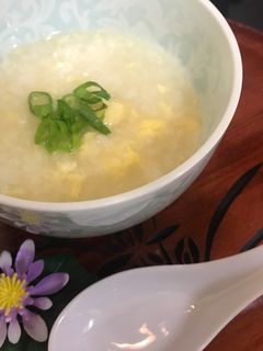 卵のとろ~り本格中華粥腸活痩せ風邪に^^-レシピのメイン写真