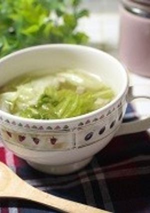 レタスのスープ-レシピのメイン写真