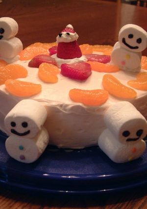 クリスマスケーキ？-レシピのメイン写真
