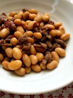 ◉大豆と牛肉の味噌炒め-レシピのメイン写真