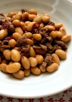 ◉大豆と牛肉の味噌炒め-レシピのメイン写真