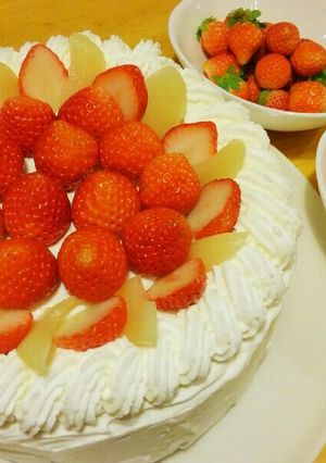 10月生まれ❤苺のショートケーキ✨✨-レシピのメイン写真