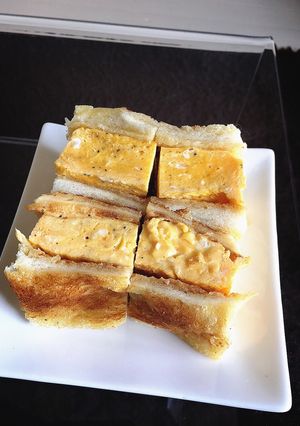 喫茶店の味 分厚い関西の玉子サンドイッチ-レシピのメイン写真