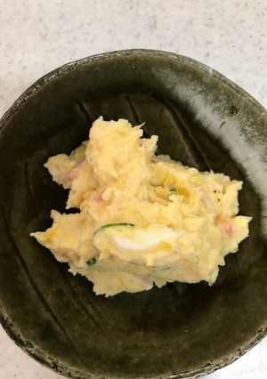 不味いかぼちゃのリメイクサラダ-レシピのメイン写真