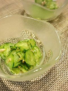 ☆味付け不要!簡単!きゅうりの酢の物♪-レシピのメイン写真