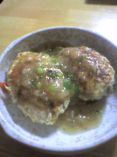 豆腐ハンバーグのおろしあんかけ-レシピのメイン写真