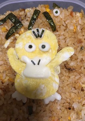 ポケモン コダックのキャラ弁-レシピのメイン写真