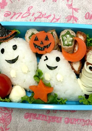 ハロウィン☆キャラ弁-レシピのメイン写真