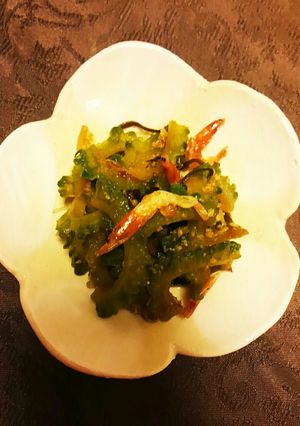 干しエビ薫るゴーヤの佃煮-レシピのメイン写真
