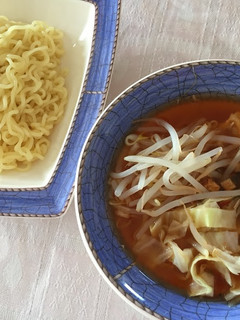 辛らーめん de 辛つけめん-レシピのメイン写真