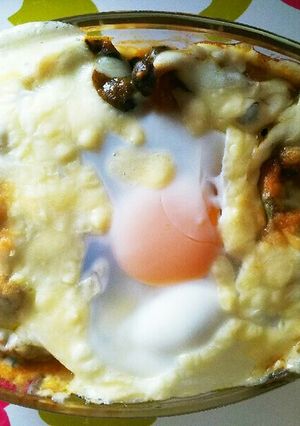 辛ラーメンで焼きカレー-レシピのメイン写真