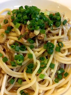 白髪ネギタップリ 和風パスタ-レシピのメイン写真