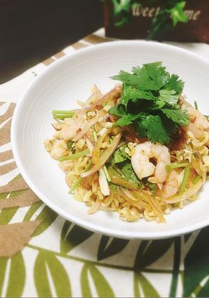 ささみとパクチーのエスニック風サラダー麺-レシピのメイン写真