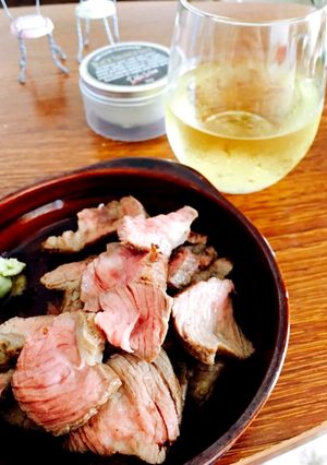 カレー用牛肉で！簡単ローストビーフ-レシピのメイン写真