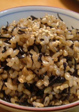 ひじきの 玄米炊き込みご飯-レシピのメイン写真