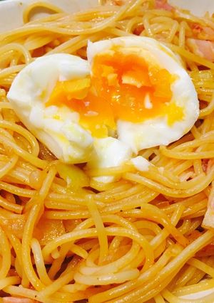 甘辛トッポッキ風パスタ-レシピのメイン写真