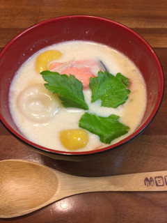 石狩鍋風☆豆腐白玉だんごの味噌汁-レシピのメイン写真