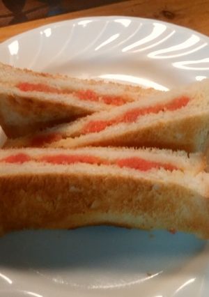 たらこホットサンド-レシピのメイン写真