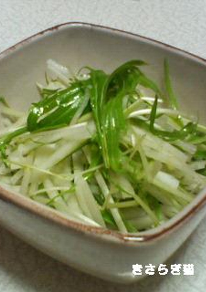 水菜と大根のゴマ風味-レシピのメイン写真