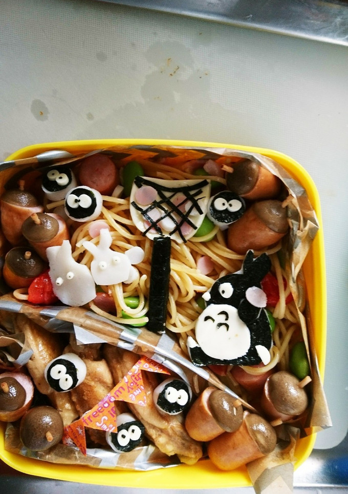 トトロの玉入れ 運動会のお弁当-レシピのメイン写真
