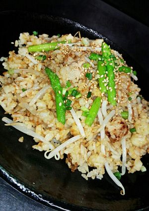 豚とアスパラのバター香る炒飯❣-レシピのメイン写真