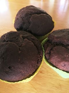 卵無しで豆腐ココアマフィン-レシピのメイン写真