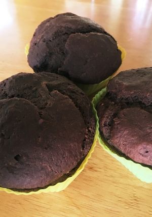卵無しで豆腐ココアマフィン-レシピのメイン写真