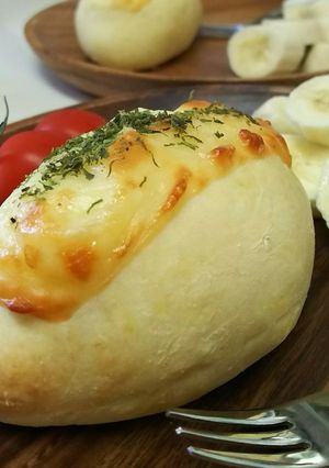 ピッツァミックス生地でふんわり豆腐パン-レシピのメイン写真