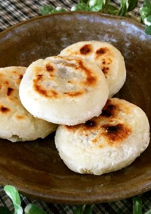 米粉と豆腐のあんこ入りおやき-レシピのメイン写真